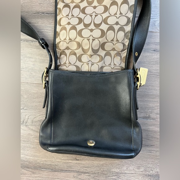 Coach Black Leather Satchel - Picture 3 of 8